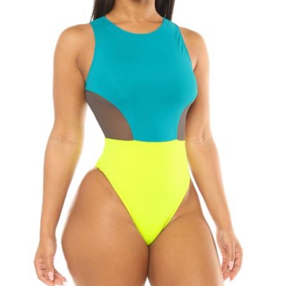 Other - 🔥 Sexy Two Toned One-Piece Swimsuit